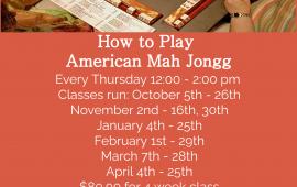 Mah Jongg Classes