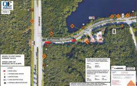 EASTBOUND TRAFFIC LANE CLOSURE ON MAINSAIL DR PLANNED FROM FEBRUARY 28 THROUGH MARCH 22 APPROX.