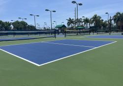 Conversion of Two Tennis Courts to Pickleball