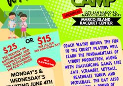 Tennis Sports Camp Flier