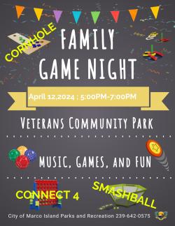 Family Game Night Flyer 