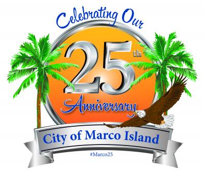 Marco Island 25th Anniversary logo